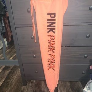 NWOT PINK Cuffed Sweatpants